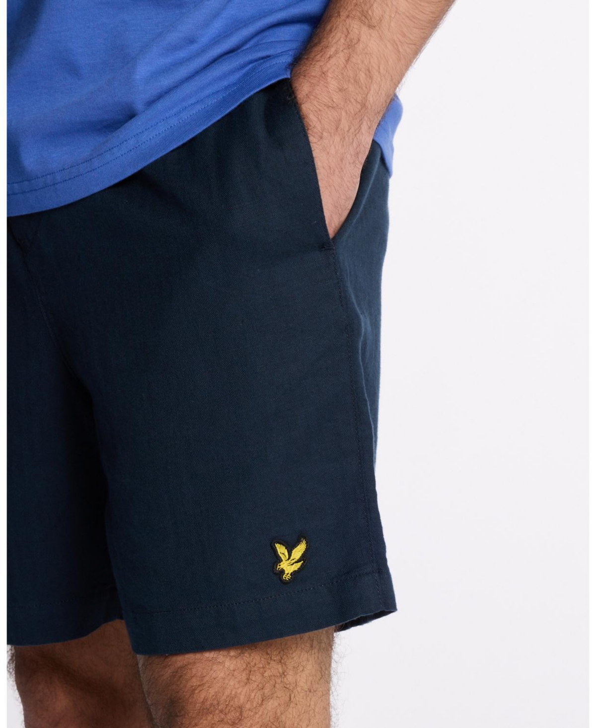 Lyle & Scott Men's Linen Deck Shorts.