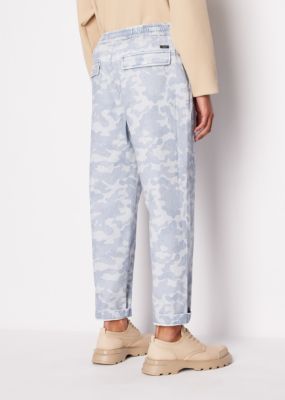 Men's Tonal Camouflage Drawstring Pants