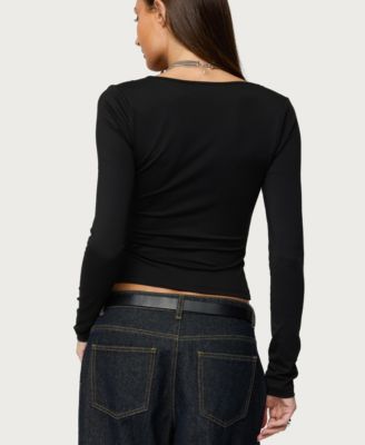 Women's Zeya Lacey Keyhole Top