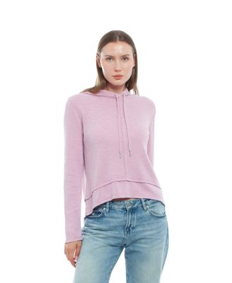 Women's Long Sleeve Double Peplum Hoodie
