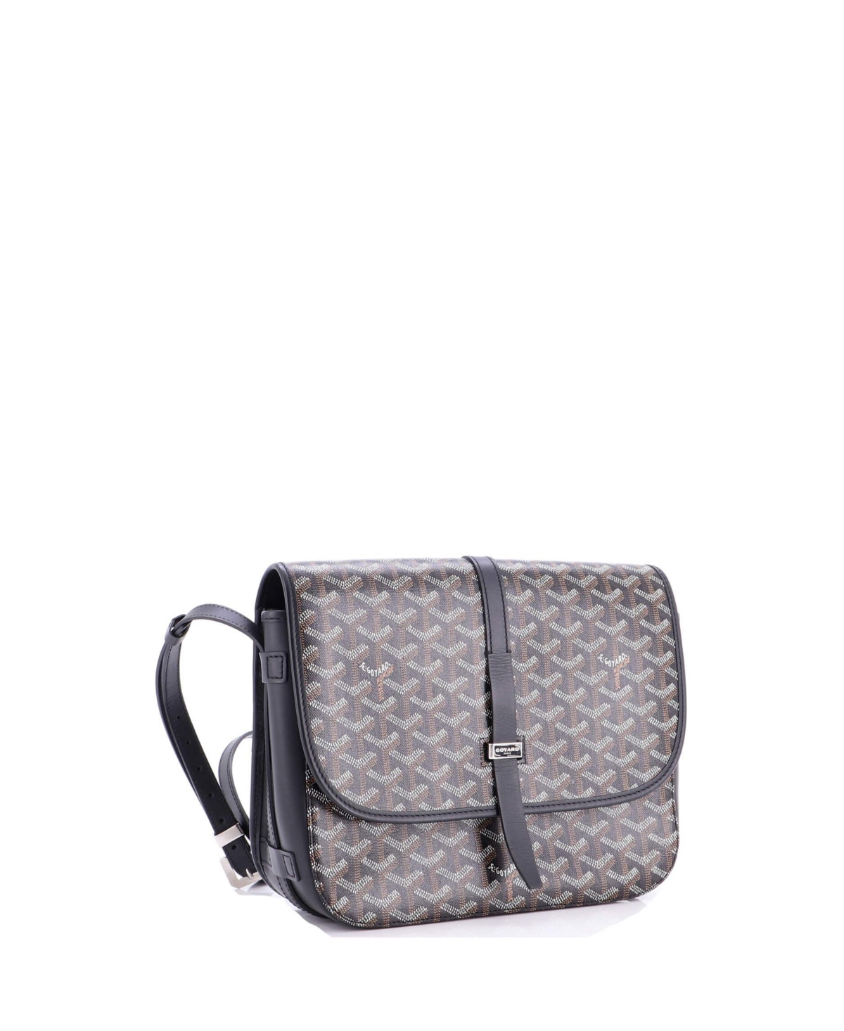 Pre-Owned Goyard Mm Belvedere Ii Messenger Bag Coated Canvas