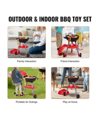 28-Piece BBQ Grill Playset with Electronic Sounds & Lights