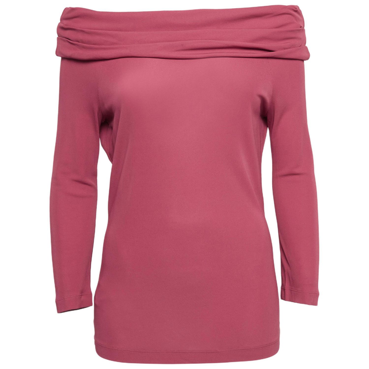 Women's Cheap Stretch Knit Off Shoulder Top