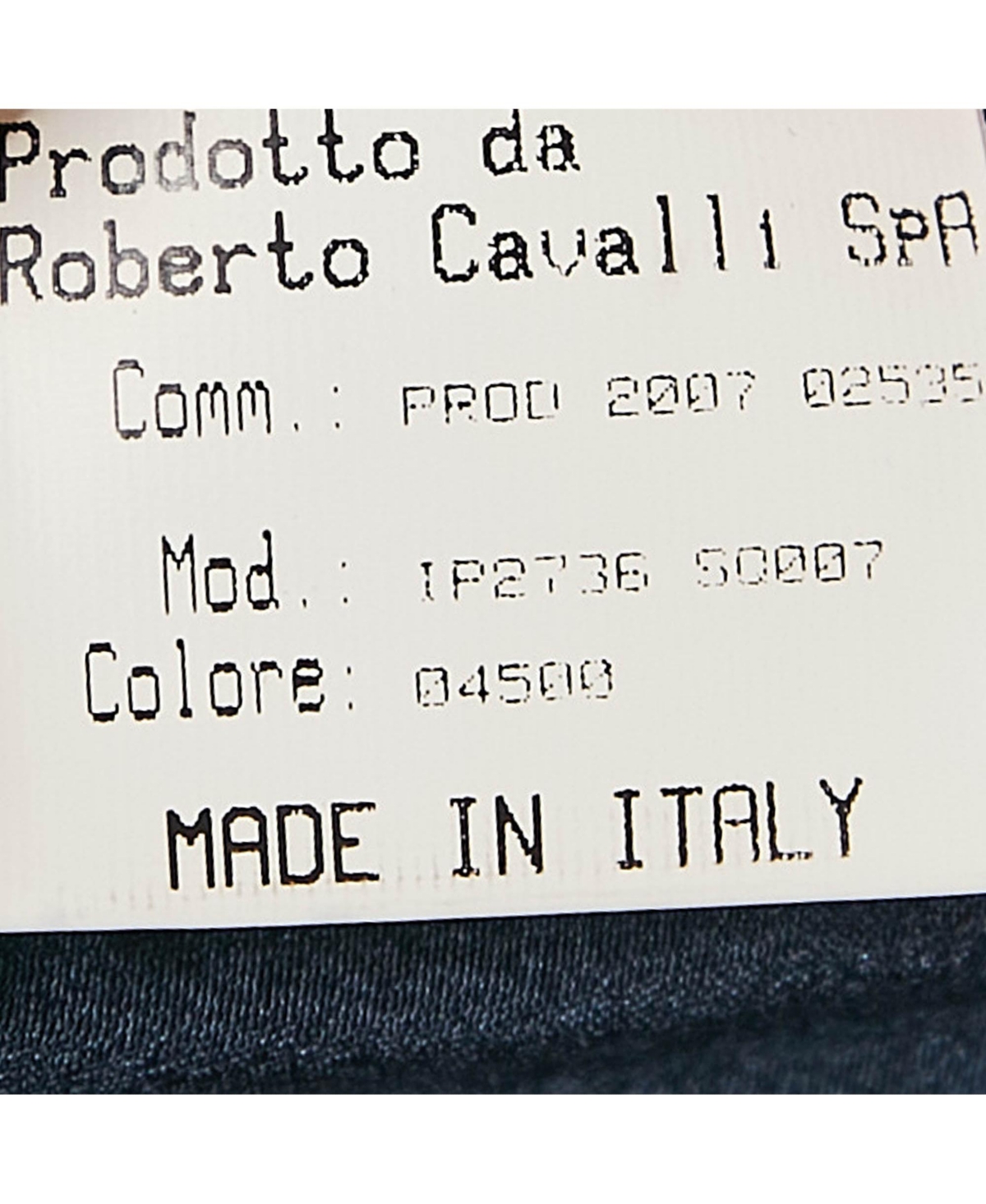 Pre-Owned Roberto Cavalli Women's Multicolor Printed Silk V-Neck Top