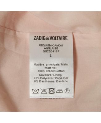 Women's Pink/yellow Camouflage Print Broderie Anglaise Cotton Requiem Dress