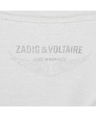 Women's White Linen Knit V-Neck Wassa Top