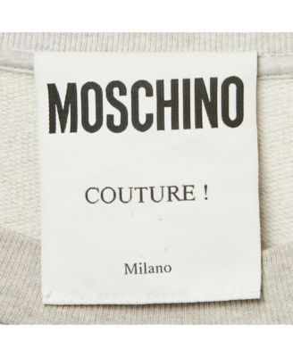 Women's Couture Grey Rat-A-Porter Print Cotton Sweatshirt