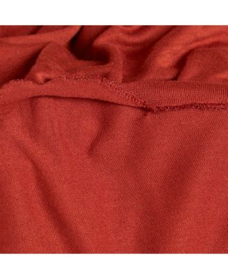 Women's Beige Cotton And Modal Faux Feather Detail T-Shirt