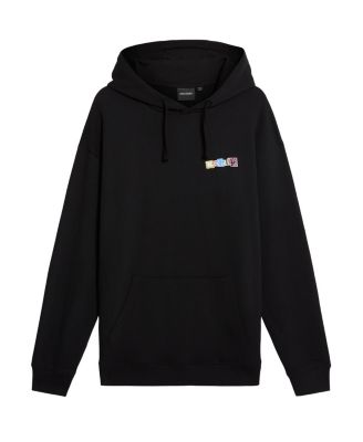 Men's Bold Letters Long Sleeve Graphic Hoodie