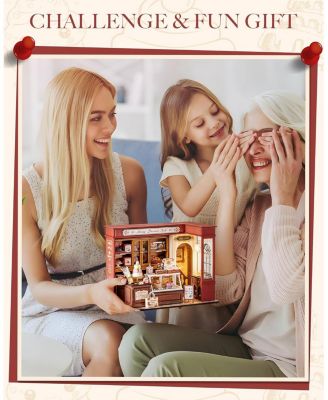 3D Puzzles Honey Dessert Talk Shop DIY Miniature House Kit Birthday Gifts