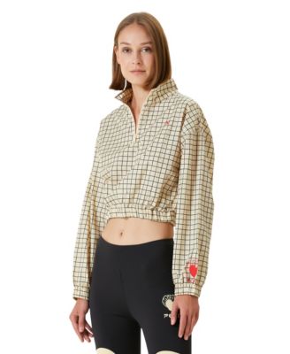 Women's Parachute Cropped Polyester Sweatshirt