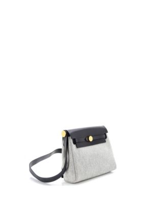 20 Herbag Zip Toile and Leather