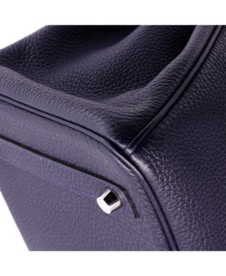 Pre-Owned HERMES Birkin 30 Handbag Verso Togo with Palladium Hardware