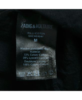 Women's Black Lace Trim Rilli Cotton Asymmetric Midi Dress