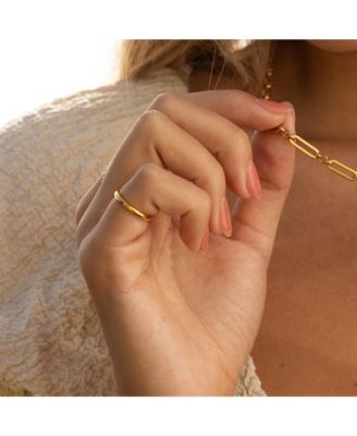 Gold Pinky Promise Ring