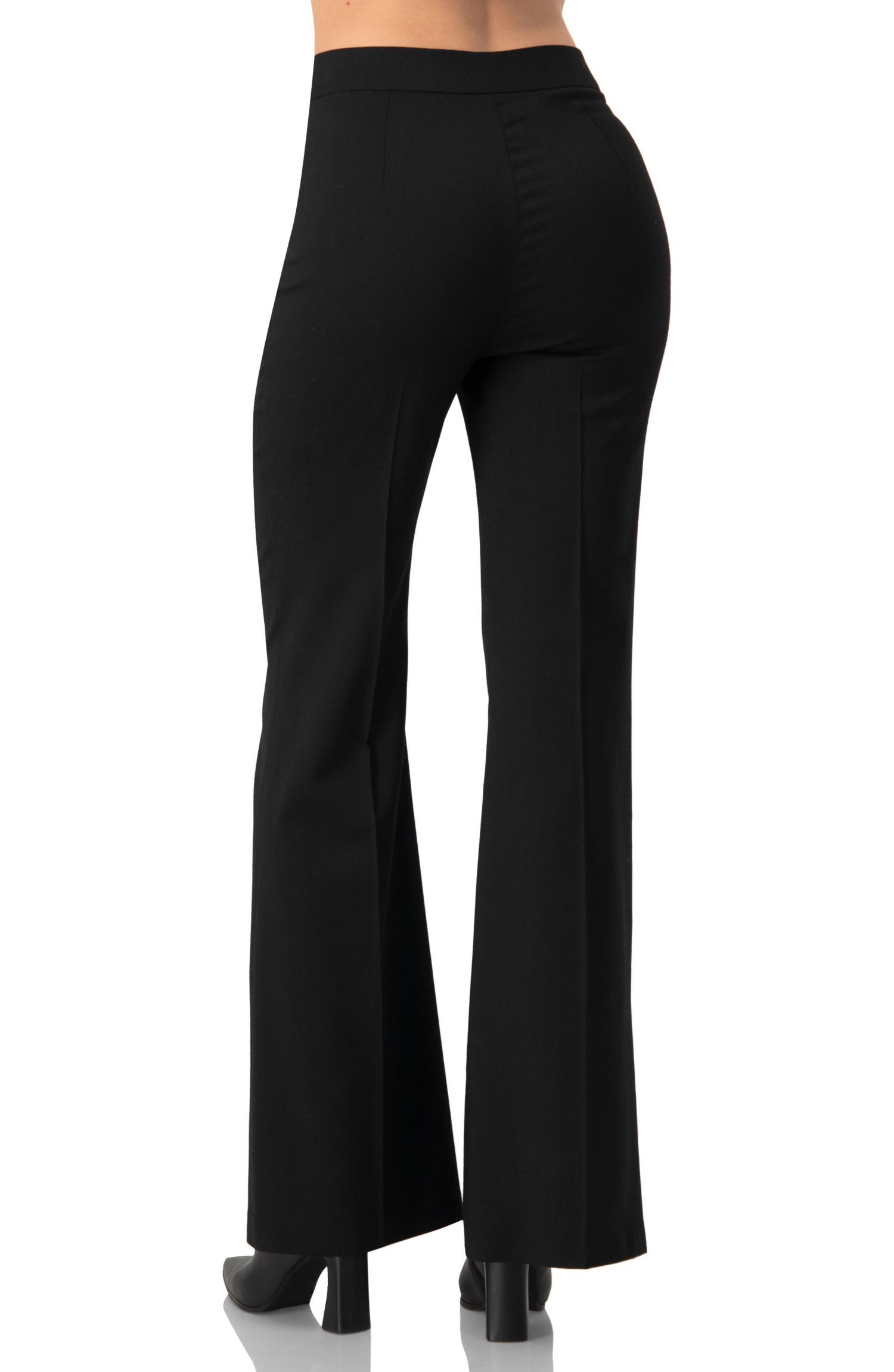 Women's Classic Tailored Straight-Leg Pants