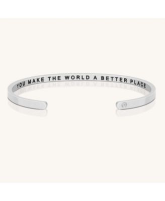 Gold You Make The World A Better Place Bracelets