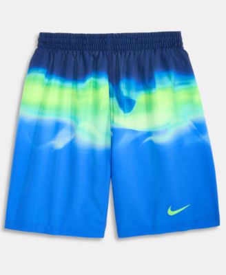 Boys' 8-20 Fade Ombre Print Swim Trunks