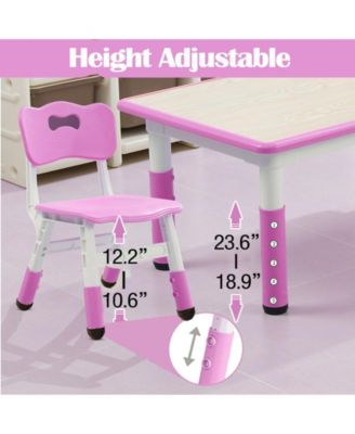 Kids Table and Chairs, Children Activity Table for Daycare, Classroom, Home