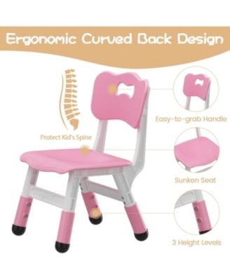 3 Level Height Adjustable Kid Chair, Suitable for Home Family Classroom Nursery Indoor Use