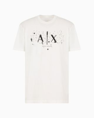 Men's Splatter Graphic Logo T-Shirt