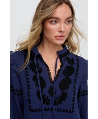 Women's Lulu Embroidered Maxi Dress