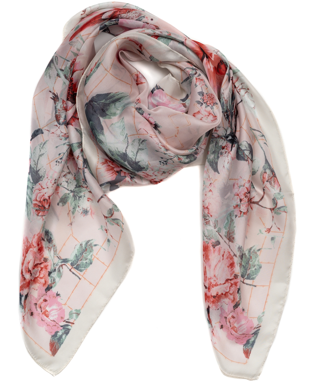 Vince Camuto Botanical Floral Square Scarf