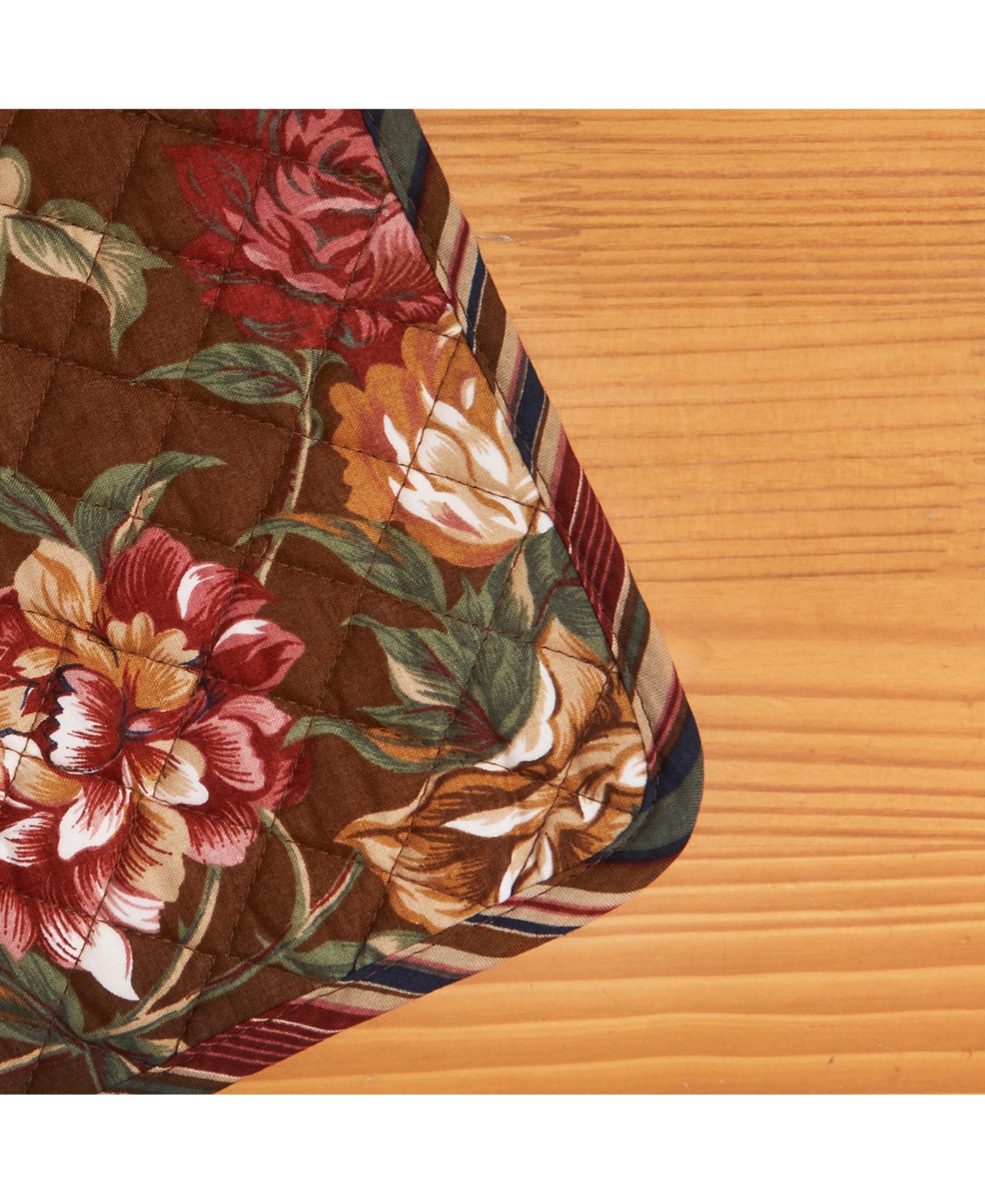 C&F Home Vintage Floral Bloom Quilted Potholder w/ Hanging Loop 8" x 8"