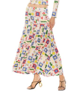 Women's Lia Shirred Maxi Skirt