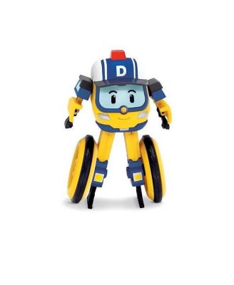 4" Transforming Robot - Droney | Emergency Rescue Vehicle Action Figures | Kids Educational Pretend Play Toy