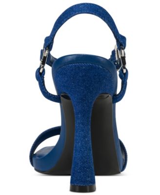 Cybil High-Heel Square-Toe Sandals