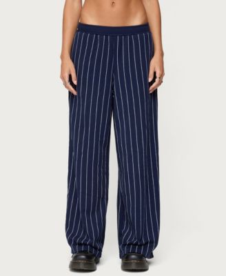 Women's Mercer Pinstripe Wide Leg Sweatpants