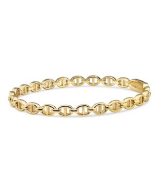 Mariner Anchor Bangle Bracelet in Sterling Silver