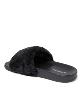 Women's Faux Shearling Slide Sandal