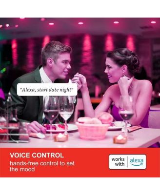 LB1 Smart Wi-Fi BR30 E26 Dimmable Flood Light Bulb (4-Pack