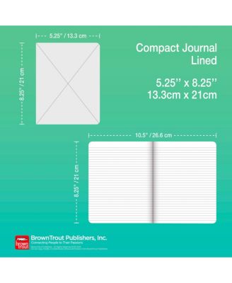 Pantone OFFICIAL Lilac | 5.25 x 8.25 Inch Lined Compact Journal | Non-Dated