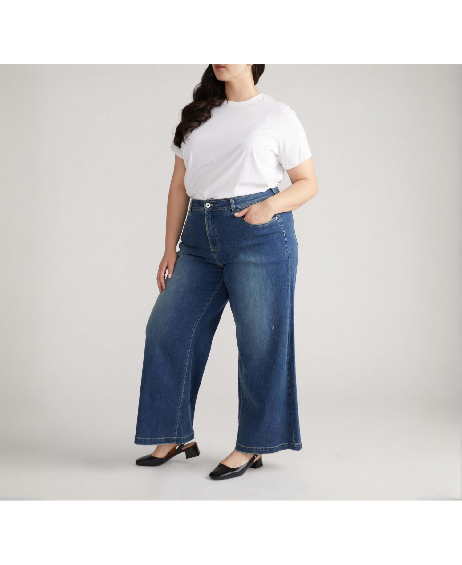 Women's Plus Size Comfort Denim Trouser Jeans