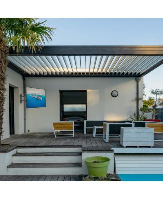 PS400SG Stainless Steel Full-Motion Single Stud Outdoor Mount for 30” - 70” TVs