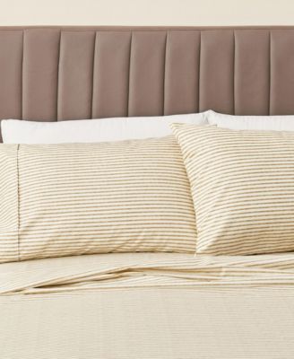 Ultra-Soft Striped Brushed Microfiber Sheet Set