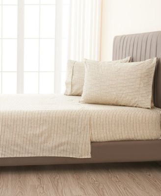 Linery and Co. Ultra-Soft Striped Brushed Microfiber Sheet Set