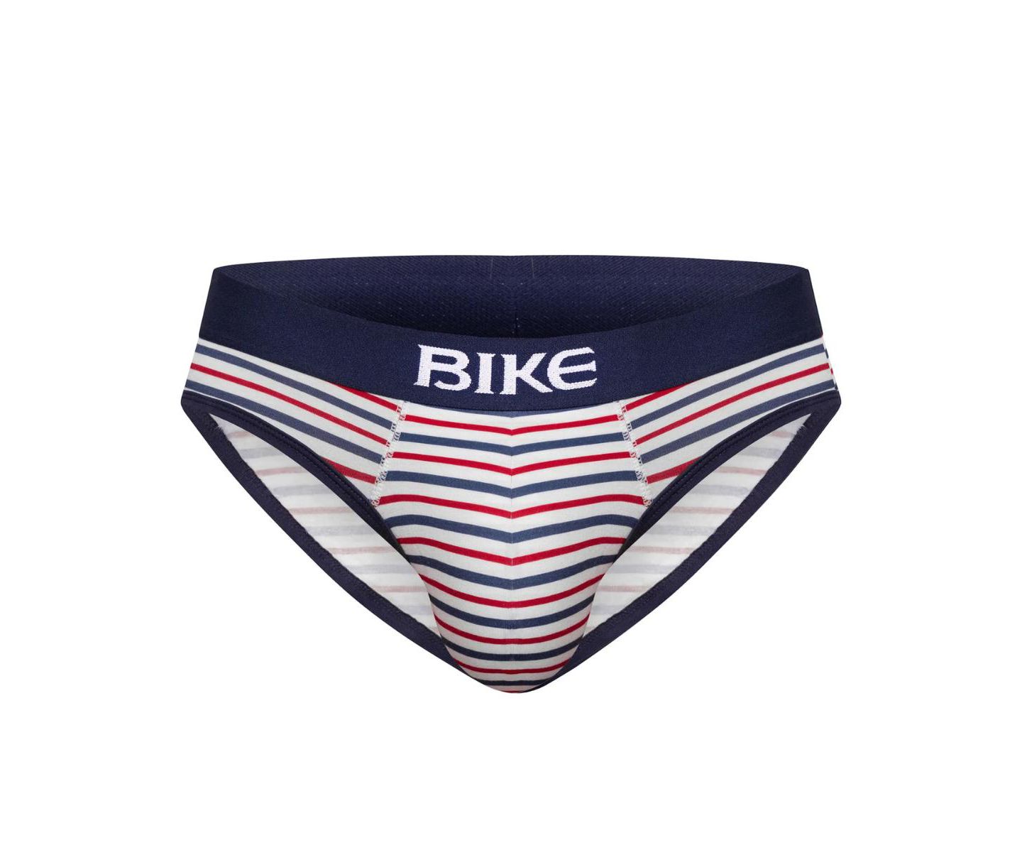 Трусы-брифы для мужчин, хлопок-стрейч — BIKE Athletic, цвет: Синий / Красный — фото 1