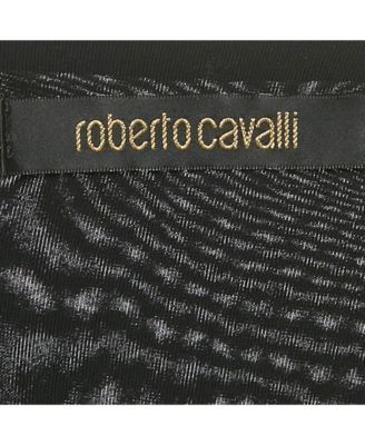 Women's Black Jersey Flared Short Skirt