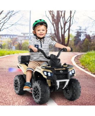 Kids Electric ATV Ride On Car With Music Spray Function And Storage Box