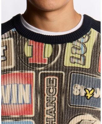 Men's Fruit Machine Graphic Crew Neck Jumper