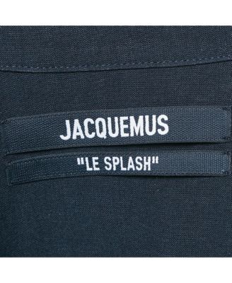 Women's Navy Blue Hemp Blend Le Haut Bebi Crop Top