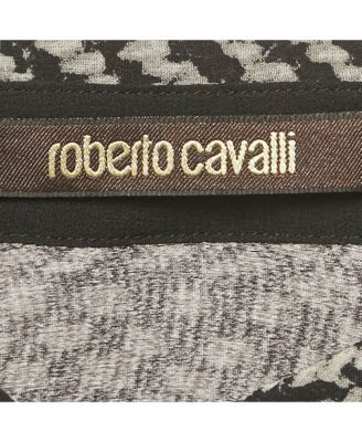 Women's Black Silk Monochrome Sheer Blouse