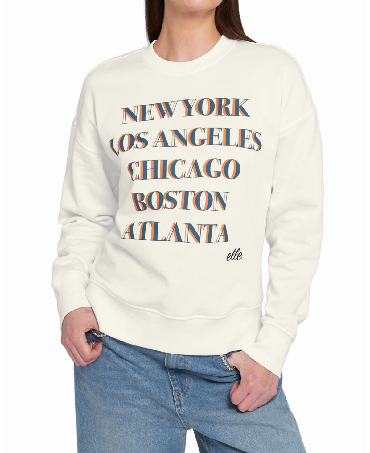Elle Collection Women's Graphic Sweatshirt