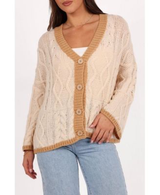 Women's Zina Contrast Cardigan