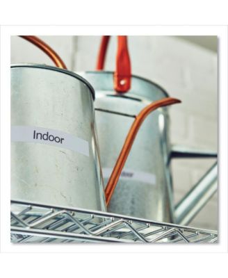 TZES941 0.7 in. x 26.2 ft. TZ Extra-Strength Adhesive Laminated Labeling Tape - Black on Matte Silver