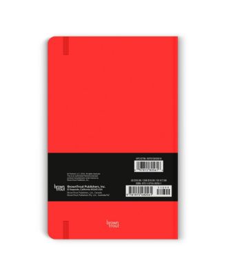 Pantone OFFICIAL Red | 5.25 x 8.25 Inch Lined Compact Journal | Non-Dated